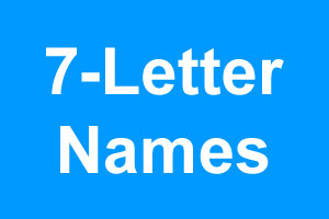 seven letter names